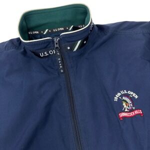 Ashworth Vtg 2004 US OPEN Golf Shinnecock Hills USGA Marshall Lined Jacket Men M
